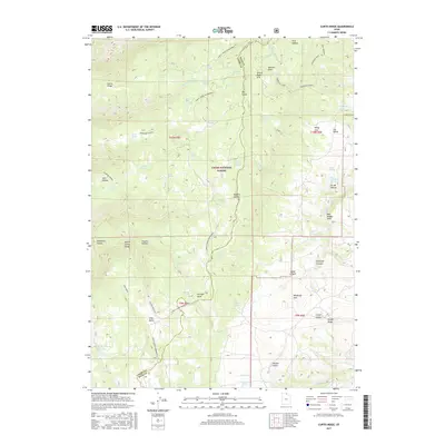 2017 Map of Curtis Ridge, 2017 Print