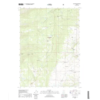 2020 Map of Curtis Ridge, 2020 Print