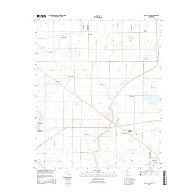 2015 Map of Curtis Station, 2015 Print