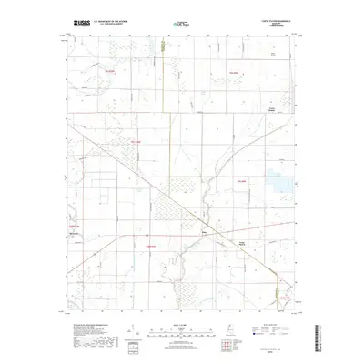 2018 Map of Curtis Station, 2018 Print