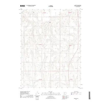 2017 Map of Curtis SW, 2017 Print