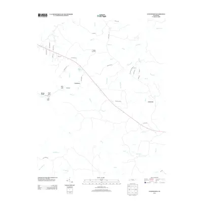 2013 Map of Curtistown, 2013 Print