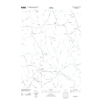 2013 Map of Curtisville, 2013 Print