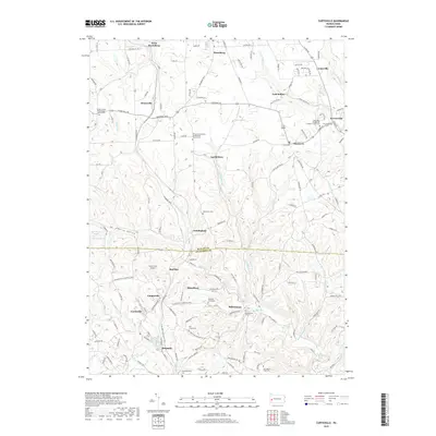 2019 Map of Curtisville, 2019 Print