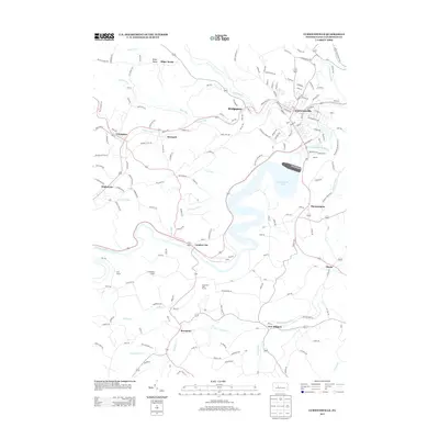 2013 Map of Curwensville, 2013 Print