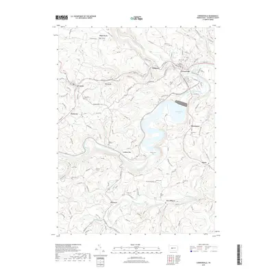 2019 Map of Curwensville, 2019 Print