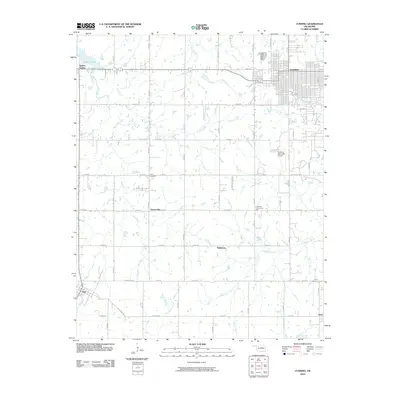 2010 Map of Cushing, 2010 Print