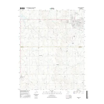 2016 Map of Cushing, 2016 Print