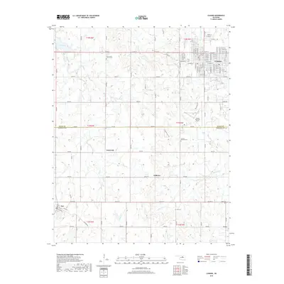 2018 Map of Cushing, 2018 Print