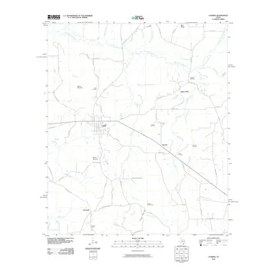 2010 Map of Cushing, 2010 Print