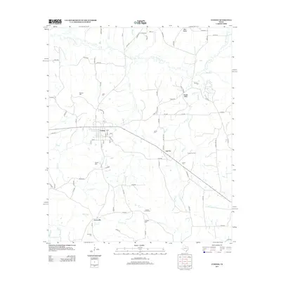 2013 Map of Cushing, 2013 Print