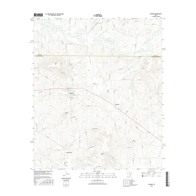 2016 Map of Cushing, 2016 Print