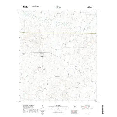 2019 Map of Cushing, 2019 Print