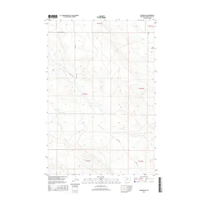2017 Map of Cushman NE, 2017 Print