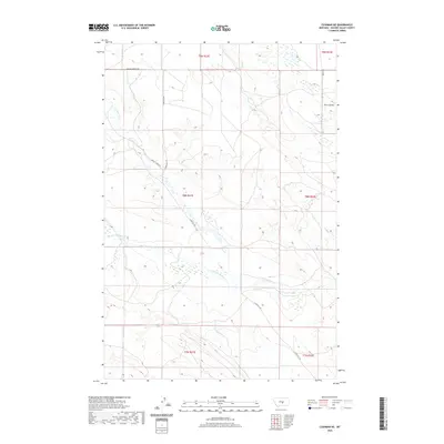 2020 Map of Cushman NE, 2020 Print