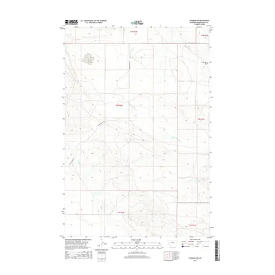 2017 Map of Cushman NW, 2017 Print