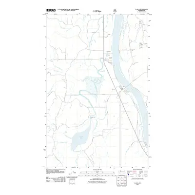 2011 Map of Cusick, 2011 Print
