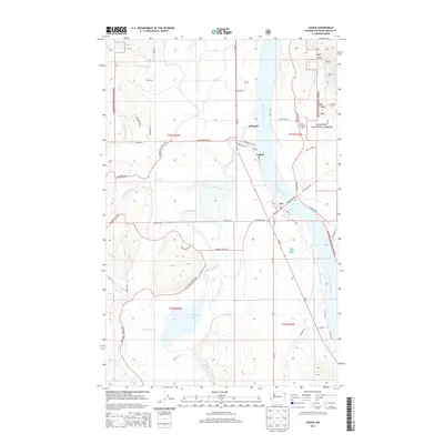 2014 Map of Cusick, 2014 Print