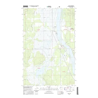 2017 Map of Cusick, 2017 Print