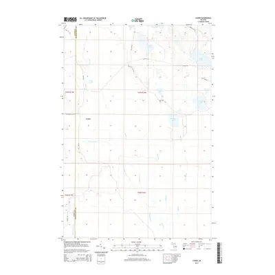 2014 Map of Cusino, 2014 Print