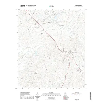 2020 Map of Cusseta, 2020 Print