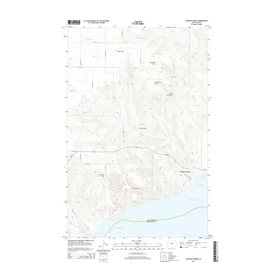 2014 Map of Cussicks Spring, 2014 Print