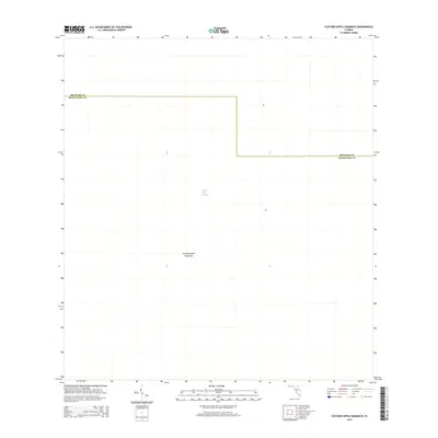 2015 Map of Custard Apple Hammock, 2015 Print