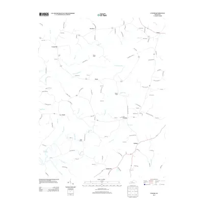 2013 Map of Custer, 2013 Print
