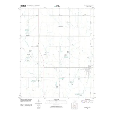 2010 Map of Custer City, 2010 Print