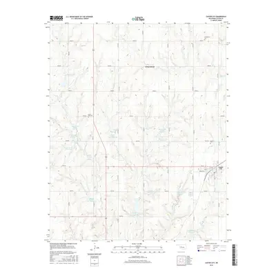 2016 Map of Custer City, 2016 Print