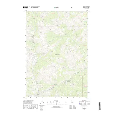 2020 Map of Custer, 2020 Print