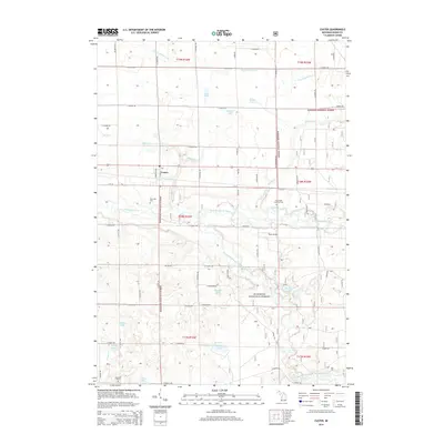 2014 Map of Custer, 2014 Print