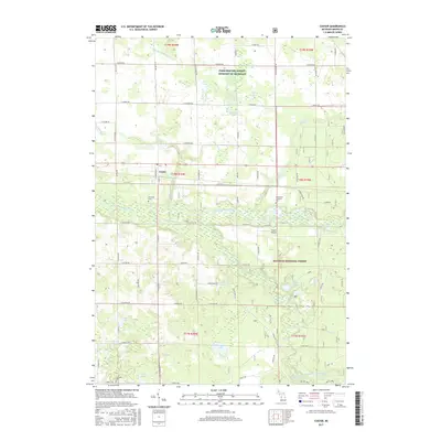 2017 Map of Custer, 2017 Print