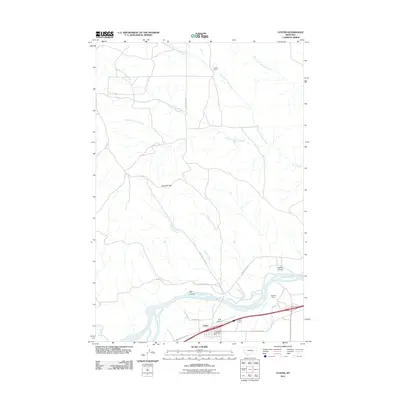 2011 Map of Custer, 2011 Print