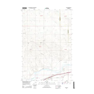 2014 Map of Custer, 2014 Print