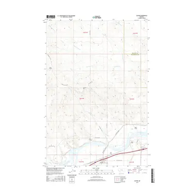 2017 Map of Custer, 2017 Print