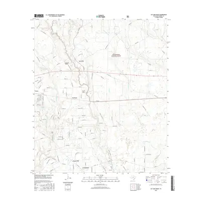 2016 Map of Cut And Shoot, 2016 Print