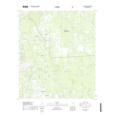 2019 Map of Cut And Shoot, 2019 Print