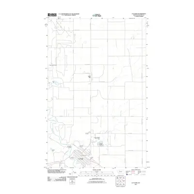 2011 Map of Cut Bank, 2011 Print