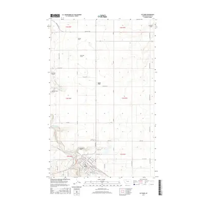 2017 Map of Cut Bank, 2017 Print