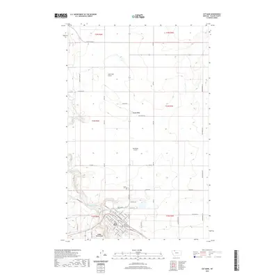 2020 Map of Cut Bank, 2020 Print