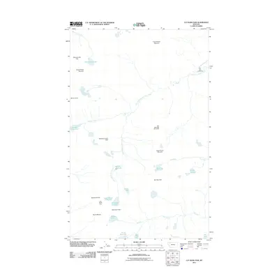 2011 Map of Cut Bank Pass, 2011 Print