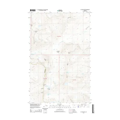 2014 Map of Cut Bank Pass, 2014 Print