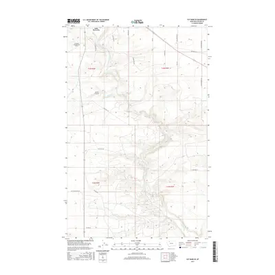 2017 Map of Cut Bank SE, 2017 Print