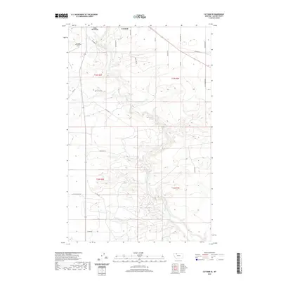 2020 Map of Cut Bank SE, 2020 Print