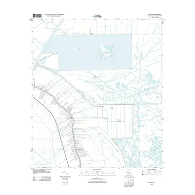 2012 Map of Cut Off, 2012 Print