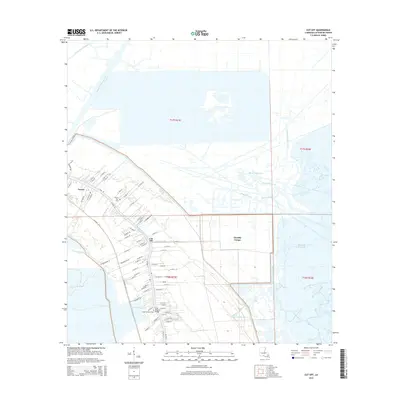 2015 Map of Cut Off, 2015 Print