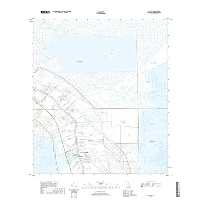 2018 Map of Cut Off, 2018 Print