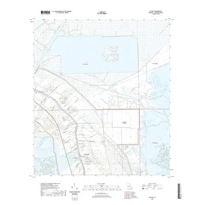2020 Map of Cut Off, 2020 Print