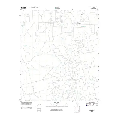 2010 Map of Cuthbert, 2010 Print